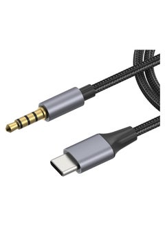 Buy USB C to 3.5mm Headphone Car Auxiliary Cord, Type C to 3.5mm Audio Aux Jack Cable Adapter Compatible with Samsung Galaxy S24 S23 S22 S21 Note 20, Pixel 4 5 XL 1M in UAE