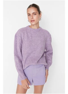 اشتري Sweater - Purple - Oversize في مصر