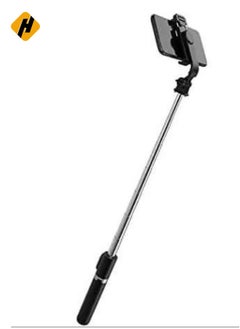 Buy Q02 Selfie Stick Tripod Multifunctional Stretch 103cm Wireless Tripod Black in UAE