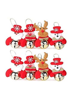 Buy 8 -Pieces Christmas Bells Decorations For Home-snowman, Old Man, Bear, Elk in Egypt