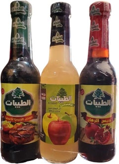 Buy Tayebat Pure Pomegranate Molasses & Soy Sauce + Natural Apple Vinegar Gift in Egypt