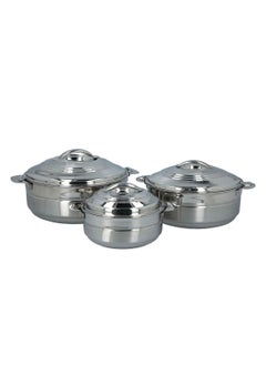 اشتري 3-Piece Plain Hot Pot Set في السعودية