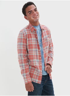 Buy Checked Slim Fit Shirt in Saudi Arabia