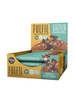 اشتري Fulfil Chocolate Salted Caramel Protein Bar 15pc في الامارات