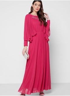 Buy Embellished Chiffon Dress in UAE