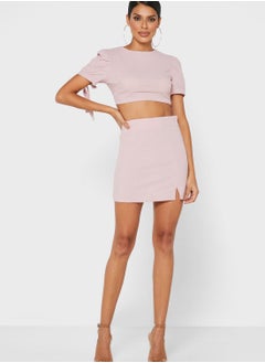 Buy Side Slit Mini Skirt in Saudi Arabia