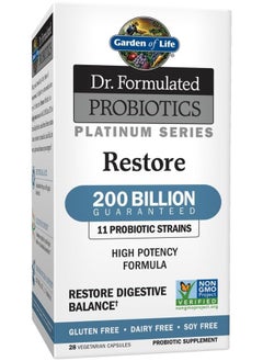 اشتري Dr. Formulated Probiotics Platinum Series Restore 200 Billion Cfu High Potency Formula في الامارات