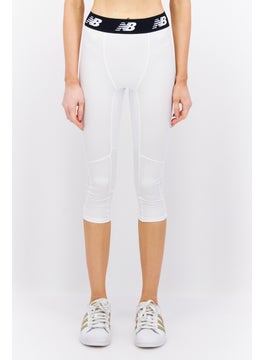 Buy Women Tights Fit Training Leggings, White in UAE