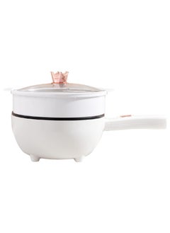 Buy 3.5L Electric Hot Pot with Steamer and Temperature Control Non-Stick Electric Skillet,Frying Pan,Electric Saucepan,for Noodles, Egg, Steak, Sauté, Steam and Soup in UAE