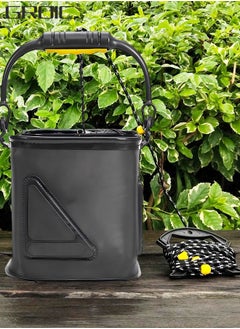 Buy Drasry Collapsible Fishing Bucket Portable Multi-Functional Fish Live Lures Bucket,EVA Fishing Bag for Outdoor, Live Fish Lures Bucket and Fish Protection Bucket,Fish Container in Saudi Arabia