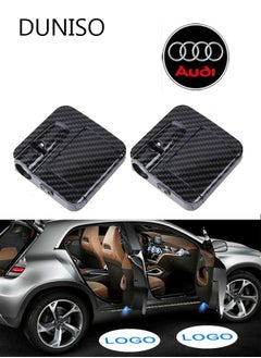 Buy 2 pieces Audi Logo Car Door Welcome Light Led Projector Ghost Shadow Light in Saudi Arabia