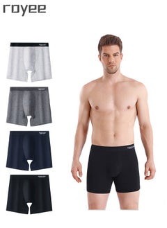 Buy 4 * PACK Men's Pure Cotton Underwear, Graphene antibacterial Crotch  Bottom Fabric, Skin Friendly, Breathable and Comfortable, Fashion Men's Boxer Briefs in UAE