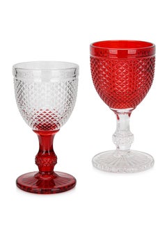 Buy 2pc Wine Glass Set 280ml in UAE