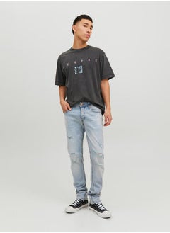 اشتري Ripped Glenn Original Slim Fit Jeans In Regular Length في السعودية