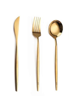 Buy 3-Piece Stainless Steel Cutlery Set in UAE