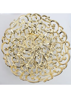 اشتري Elegant Gold Gift Tray 30cm في الامارات