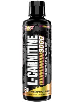 Buy L-CARNITINE 3000 LIQUID PASSIONFRUIT GUAVA 465ML 31 SERVINGS in UAE