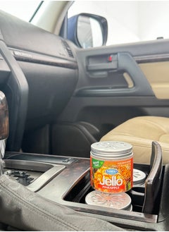 Buy Jello Gel-Based Natural Essential Oil Car Air Freshener – Long-Lasting Aroma for Ultimate Freshness, Natural Peach Scent   Scent, Compact Design in UAE