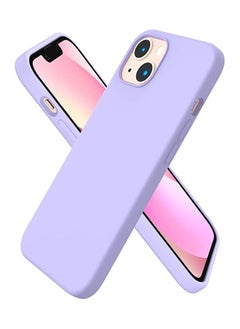 اشتري Compatible with iPhone 13  Case, Liquid Silicone Case, Full Body Protective Cover, Shockproof, Slim Phone Case, Anti-Scratch Soft Microfiber Lining - Light Purple في مصر