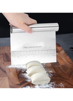 Buy Zunger Dough Sheet Cutter, Stainless Steel Bread Cutter, Pastry Knife, SC Silver 412589000001 in Egypt