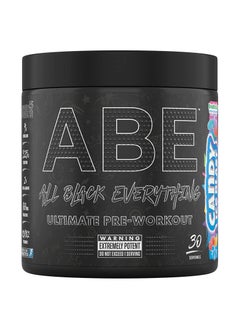 اشتري Applied Nutrition ABE All Black Everything Pre Workout Powder Energy Physical Performance with Citrulline Creatine Beta Alanine Caffeine VIT B Complex 315g 30 Servings-Candy Ice Blast في الامارات