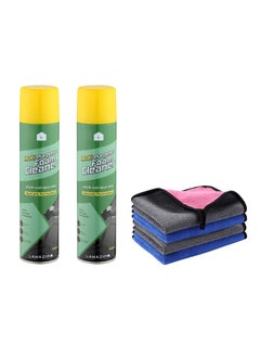 Buy 2-Piece Mutli-Purpose form Cleaner With 4-Piece Car Cleaning Wipers 30x40cm in Saudi Arabia