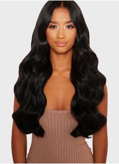 اشتري Natural Wavy 22 Inch 5 Piece Clip In Extensions - 4 Dark Brown Color في الامارات