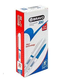 Buy Bravo 200 Ball Pen -10 Pen - Blue in Egypt