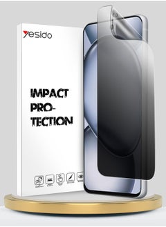 Buy itel A80 4G 2024 Yesido Premium Hydrogel Anti Spy / Anti Privacy Film Thin and Flexible Screen Protector - Clear in UAE