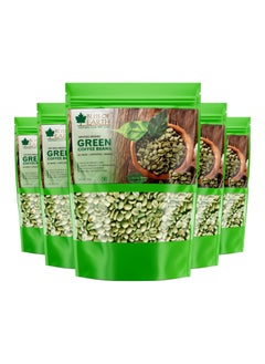 Buy Bliss of Earth Organic Arabica Green Coffee Beans, 250GM Pack of 5 in UAE