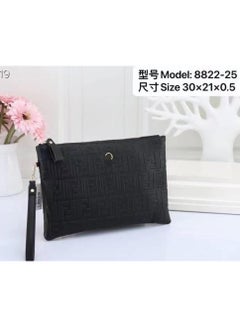 Buy Unique Leather Clutch Bag Handmade Soft  Leather Wristlet, leather look boutique pouch in UAE