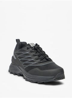 Buy Men's Textured Sports Shoes with Drawstring Closure in Saudi Arabia