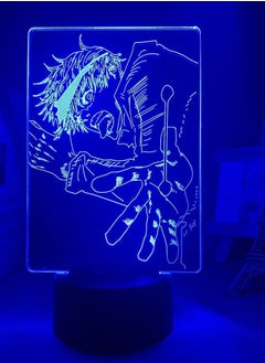 اشتري Multicolour Anime Jujutsu Kaisen Satoru Gojo Acrylic 3D Lamp Child Anime peripherals Nightlight Led Lamp Table Lamp Creative Gift في الامارات