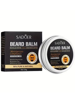 اشتري Nourishing Beard Balm - Softens and Moisturizes for a Silky Feel, Invigorating Refreshing Texture, Comprehensive Care Solution for Mens Beard في الامارات