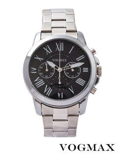 Buy men Metal Chronograph Wrist Watch - Silver in Saudi Arabia