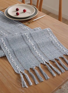 Buy Hollow-out And Blue Table Runner in Saudi Arabia