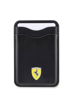 Buy Cardslot Magsafe PU Leather - Black in Saudi Arabia