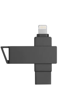 Buy 64G/128G 2 in 1 USB flash drive for mobile phone and computer, suitable for Apple in Saudi Arabia