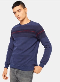 Buy Contrast Stripe Sweatshirt in Egypt