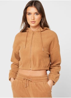 Buy Zip Detail Hoodie in Saudi Arabia