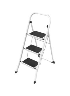 اشتري Aluminum ladder of 3 steps, foldable في السعودية