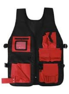 Buy KNP Multi Pocket Waistcoat in Black & Red is a functional and stylish garment designed for practical use in various settings. in UAE