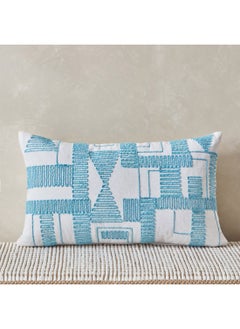 اشتري Oia Dori Embroidered Filled Cushion 50 x 30 cm في الامارات