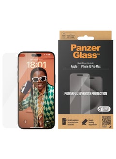 اشتري PanzerGlass® Screen Protector iPhone 15 Pro Max | Classic Fit في الامارات