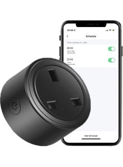 Buy 20A Tuya Smart Plug WIFI Wireless Socket Timing Schedule Power Monitoring Overload Protection Smart Life App Remote Control Works with Alexa and Google Home in UAE