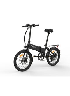 اشتري Baicycle Electric Bike , Foldable bike, Ebike 300W Motor, with 36V 10.4Ah Removable Battery, 25-45Km/h，with 300W Brushless Motor,APP Control,  20" Tires and Front Fork Suspension (Black) في الامارات