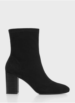 Buy Leo Mid Heel Ankle Boots in UAE