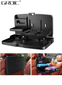 Buy Multi-Functional Portable Foldable Car Seat Tray Desk,Black Portable Car Vehicle Back Seat Tray Table for Food, Meal, Car-mounted Back Seat Dining Table in UAE