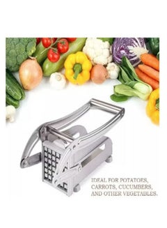 اشتري Stainless Steel Manual Potato Cutter Shredder, French Fries Slicer Potato, For Potatoes, Carrots, Cucumbers and Other Vegetables. في السعودية