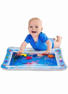 Buy Inflatable Tummy Time Mat Premium Baby Water Play Mat for Infants, Neutral Funny Play Activity Center for Stimulation Growth Sensory Development as Baby Girl Boy Toys 66*50cm in Saudi Arabia